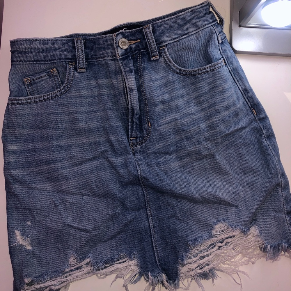 Hillister denim skirt